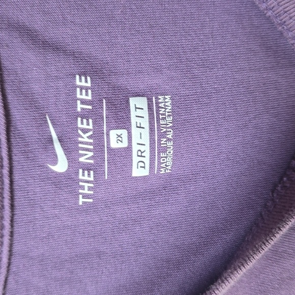 Nike Lavender Active Tank Top Gold Swoosh 2x Dri-Fit Femme - Picture 5 of 9
